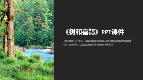 《树和喜鹊》课件