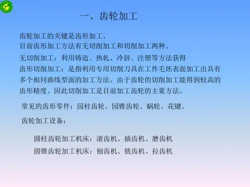 齿轮加工