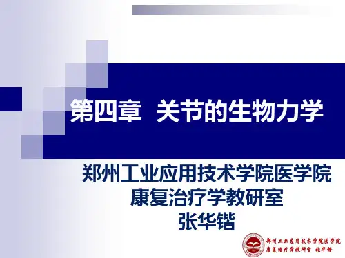 06.第四章  关节的生物力学