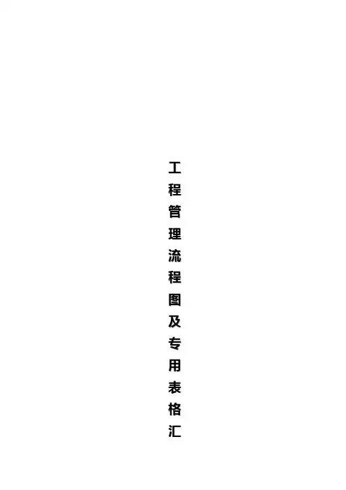 流程及表格汇总