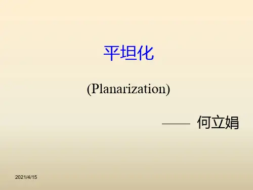 平坦化