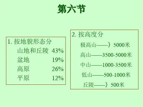 中国名山大川
