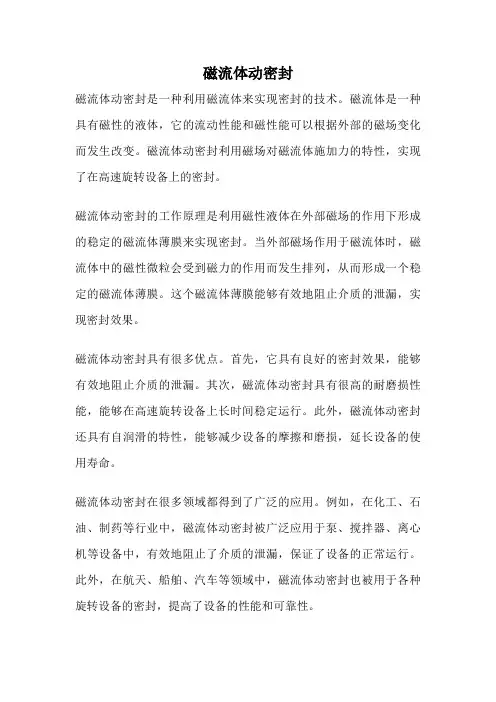 磁流体动密封