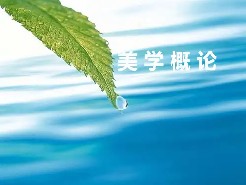 美学第三讲PPT课件