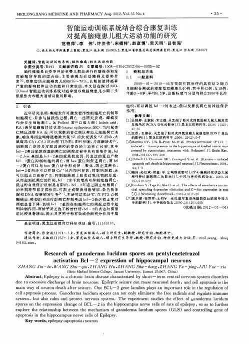 智能运动训练系统结合综合康复训练对提高脑瘫患儿粗大运动功能的研究