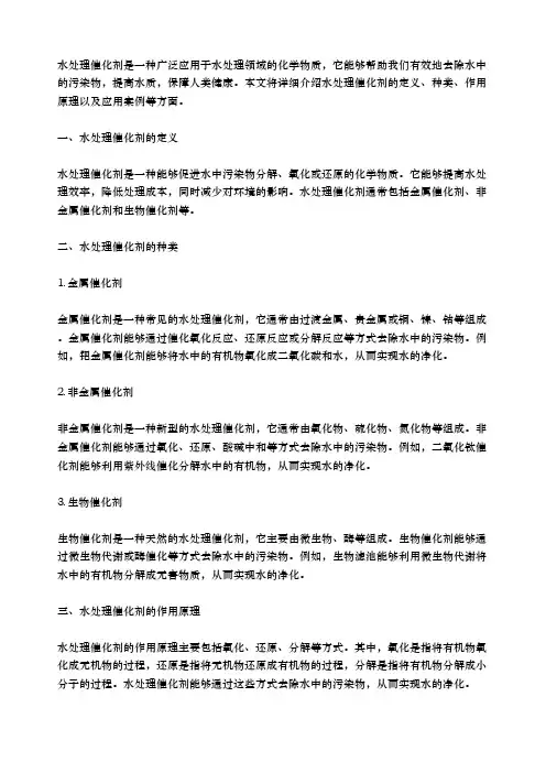 水处理催化剂