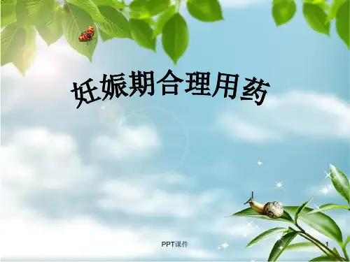 妊娠期合理用药  ppt课件