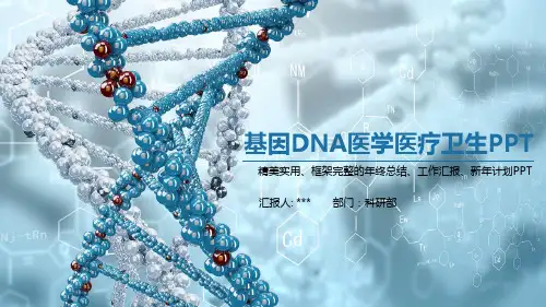基因DNA医学PPT模板