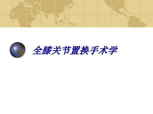 全膝关节置换手术学