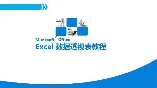EXCEL2016数据透视表教程