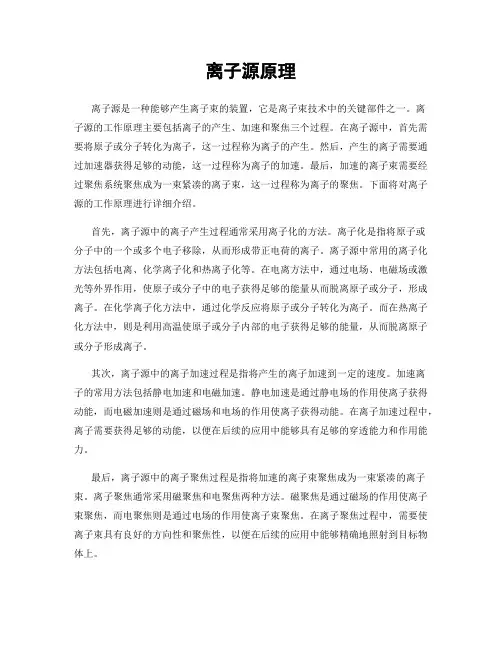 离子源原理