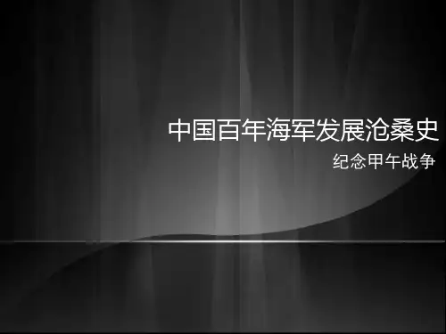 近代海军发展史