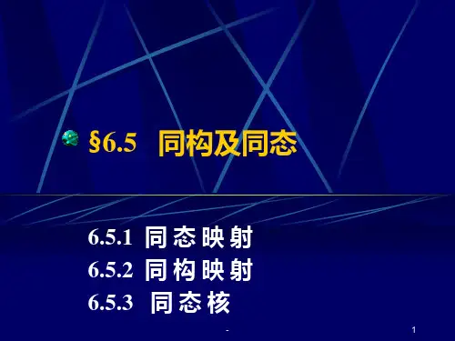 6.5---同构及同态PPT课件