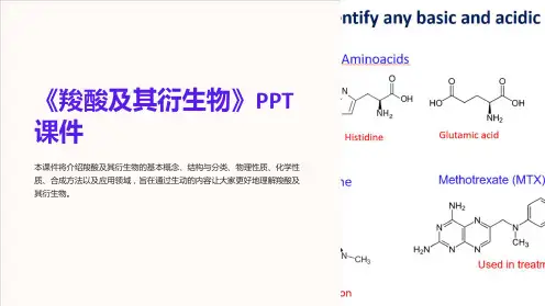 《羧酸及其衍生物 》课件