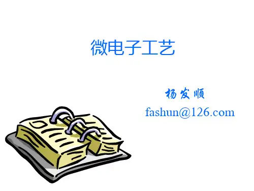 半导体工艺原理--半导体工艺原理(贵州大学)