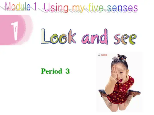 一年级英语下册Unit1 Look and see  Period3 牛津上海版(1)