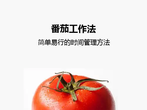 番茄工作法 时间管理
