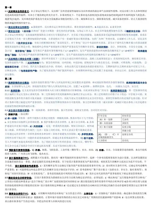 核电厂安全 总结