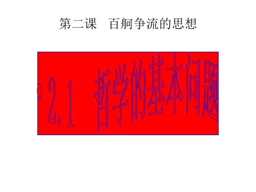 12.1  哲学的基本问题(共22张)PPT课件