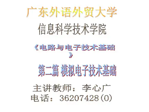 大学电子电路教程9.pptx