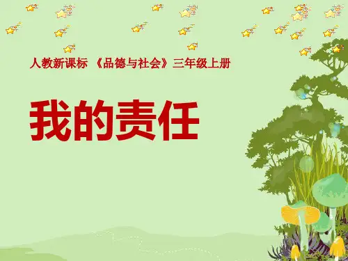 《我的责任》我的角色与责任PPT课件