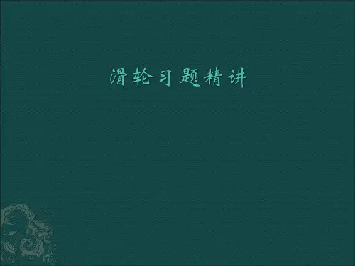12.2滑轮(习题精讲)