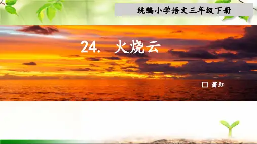 《火烧云》ppt课件