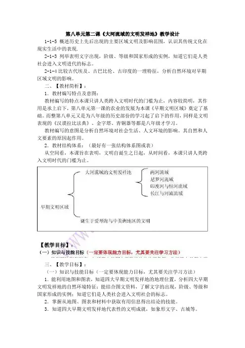 8.2.1 大河流域的文明发祥地