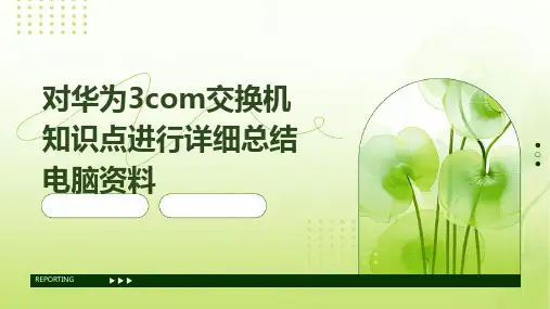 对华为3com交换机知识点进行详细总结电脑资料PPT