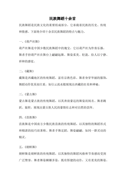 民族舞蹈十余首