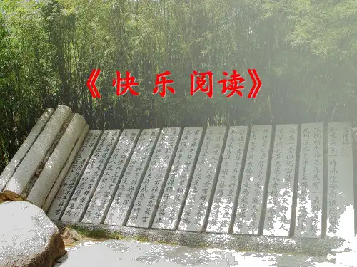 小学生《快乐阅读》 ppt课件