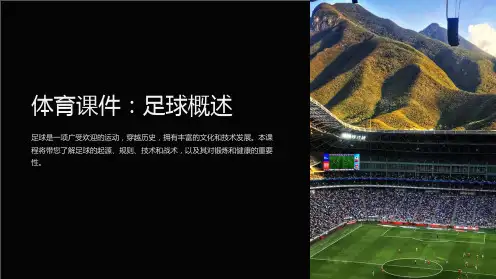 体育课件足球概述