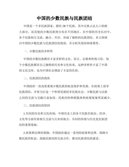 中国的少数民族与民族团结