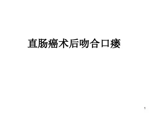 直肠癌术后吻合口瘘-文档资料