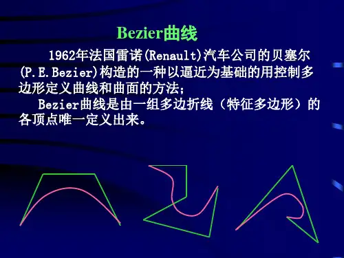 Bezier&BSpline_曲线