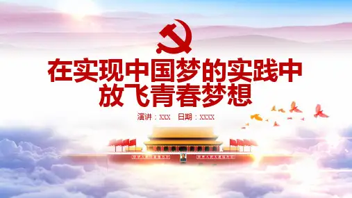 在实现中国梦的实践中放飞青春梦想