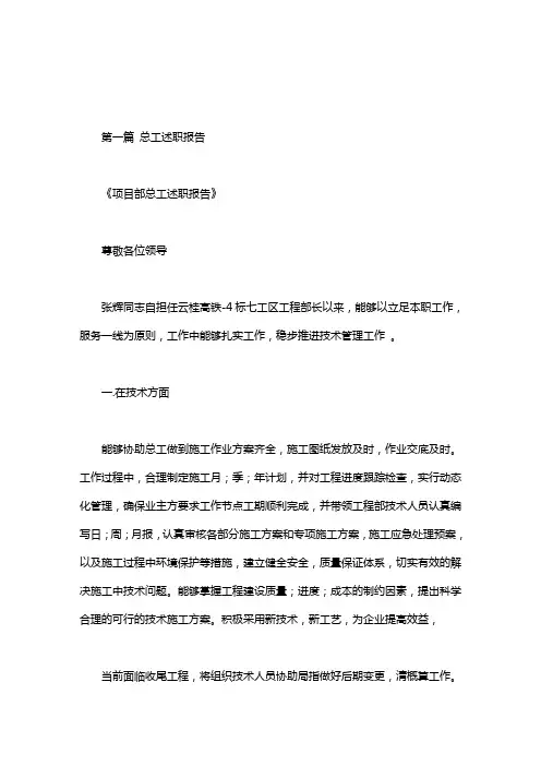 总工述职报告.doc