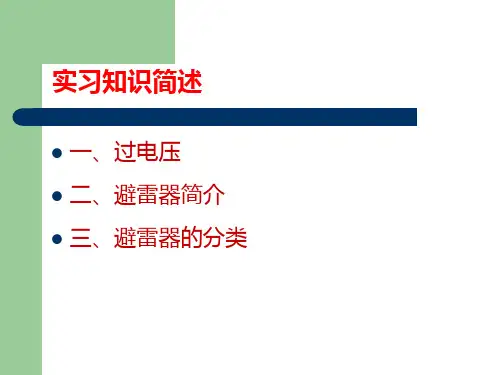 避雷器简介ppt课件.ppt