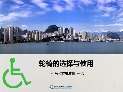 轮椅的选择与使用PPT课件
