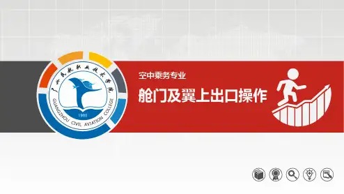 人民大2024客舱安全与应急处置PPT课件模块三  舱门及翼上出口操作