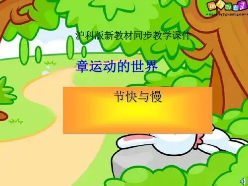 快与慢ppt课件
