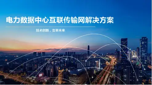 电力数据中心互联传输网解决方案