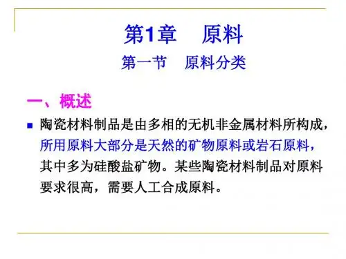 粘土原料