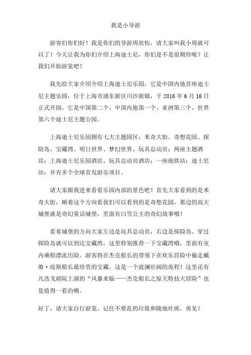 我是小导游