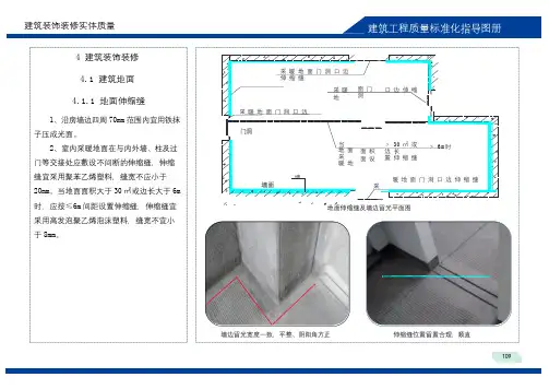 房屋建设施工全过程质量标准化图册(221页)建筑装饰装修分册