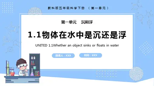 物体在水中是沉还是浮PPT课件