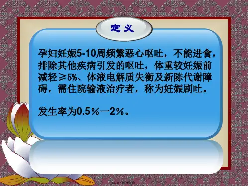 妊娠剧吐PPT