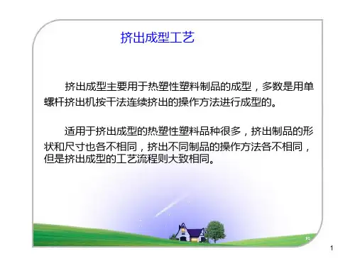 挤出成型工艺