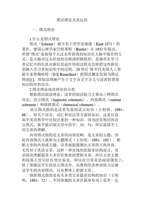 图式理论及其运用