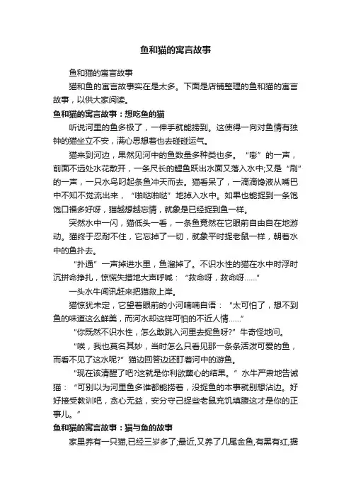 鱼和猫的寓言故事